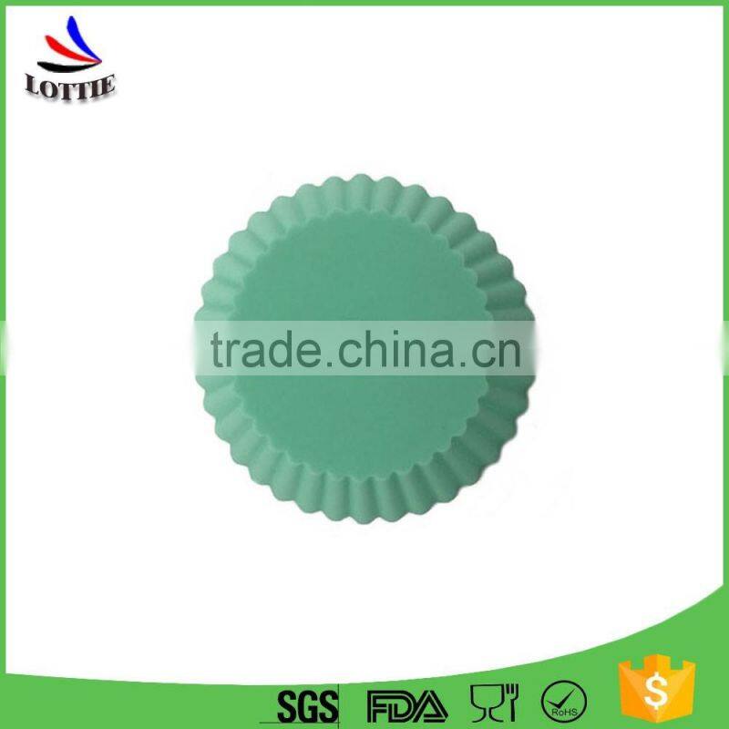 2016 new custom design round shape silicone molds for make cake