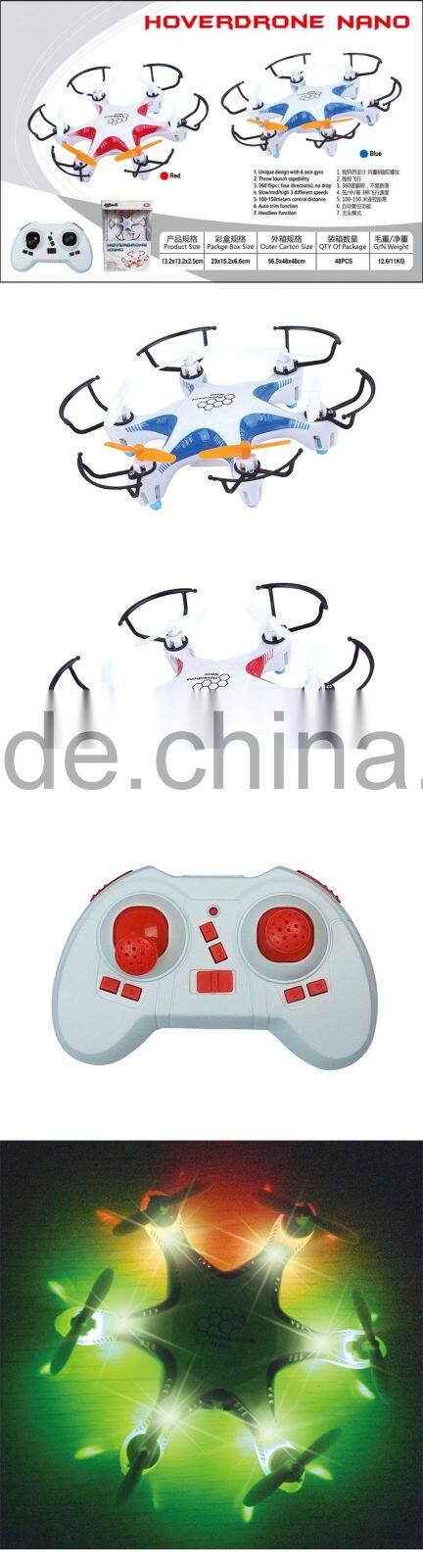 2.4G 6 axis hover drone with light