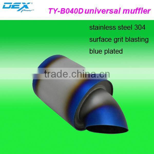 racing spare part exhaust system universal muffler tip