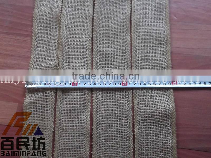 burlap spool 2.5'' wide 5yards long nature color