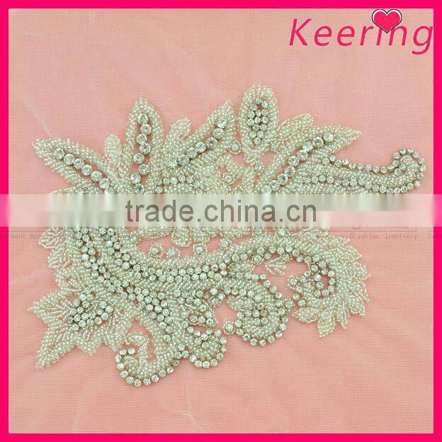 fashion design crystal rhinestone belt for wedding dress guangzhou wholesales