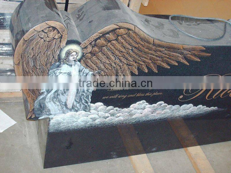 laser etched headstones