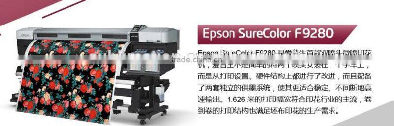 High performance competitive price sure color F9280 t-shirt printing machine digital textile ink jet dye sublimation printer