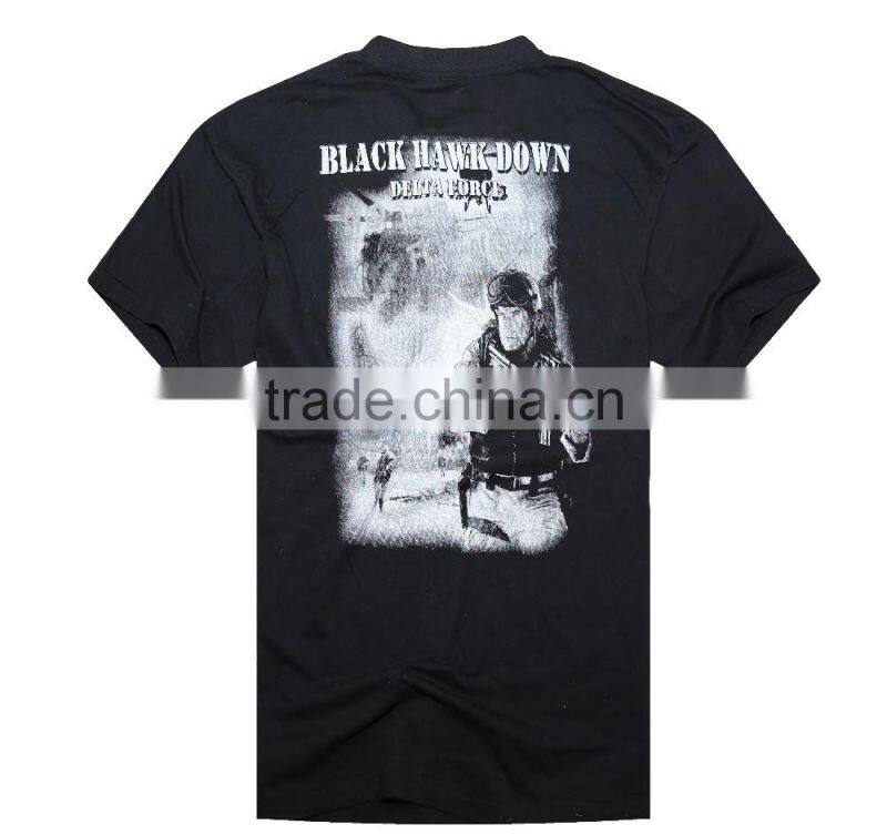 2016 New printing new model wholesale comfort colors mens t-shirt with WAR print