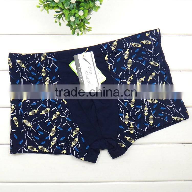 High quality fashion leaves men boyshort sexy factory price wholesale men boxer briefs