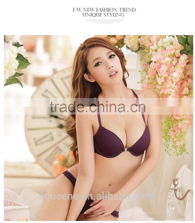 2015 New Design Sexy Bra Lingerie Push Up Bra Set