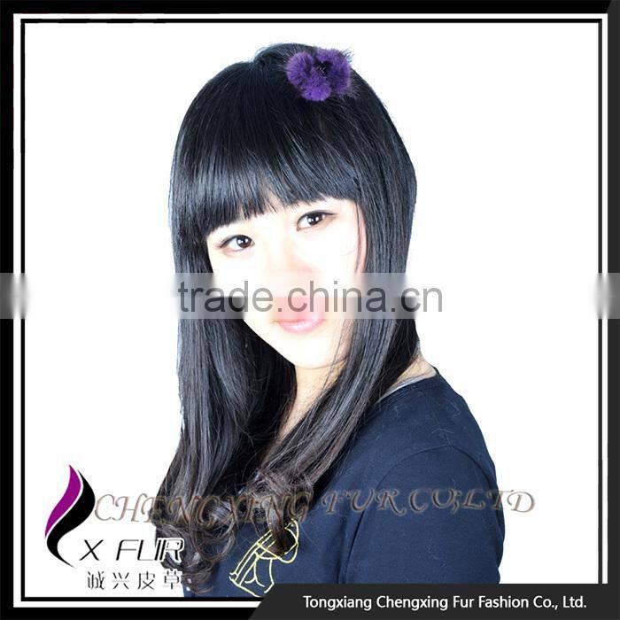 CX-E-25-3 Beautiful Mink Fur Hair Ball Claws Magic Headband