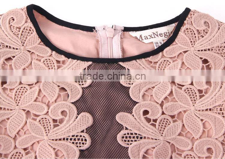 New Women Fashion Knee Length Slim Pencil Hand Embroidery Designs For Dress