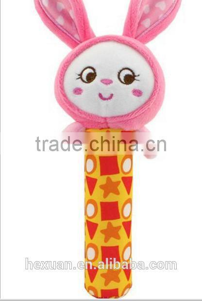 Baby develop soft interactive toys hand ring bell baby musical hanging toys