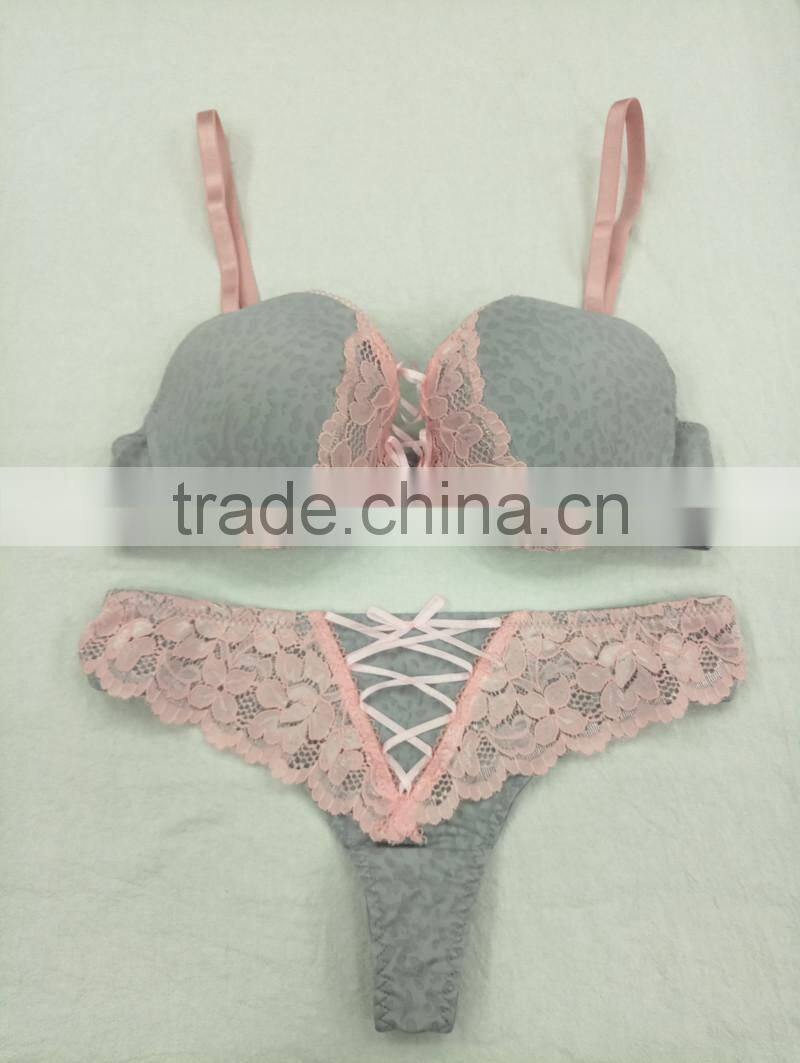 Sexy fancy lace pink japanese girl sexy photos sexy bra panty set