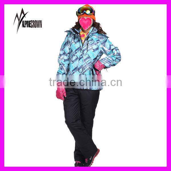 2017 Popular Newest Outdoor Winter ladies ski clothes,ski jackets ladies,ladies ski clothing