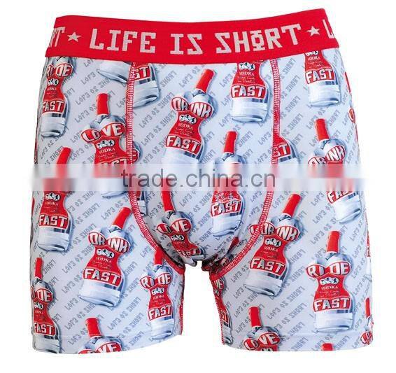 Men underwear with sublimation print