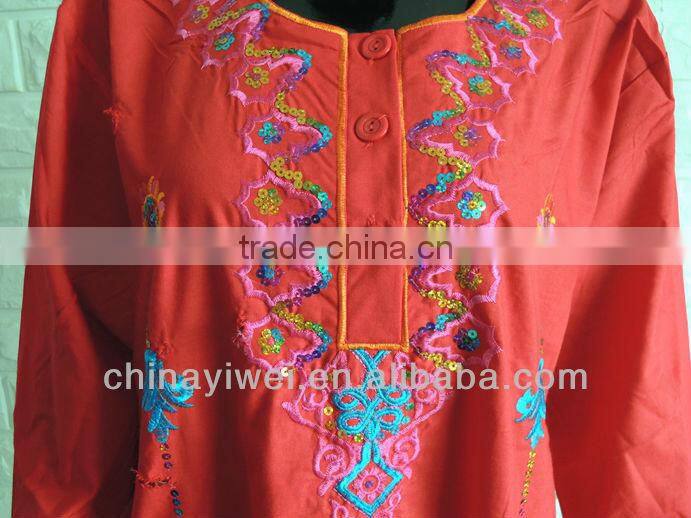 Beads arabic women dress