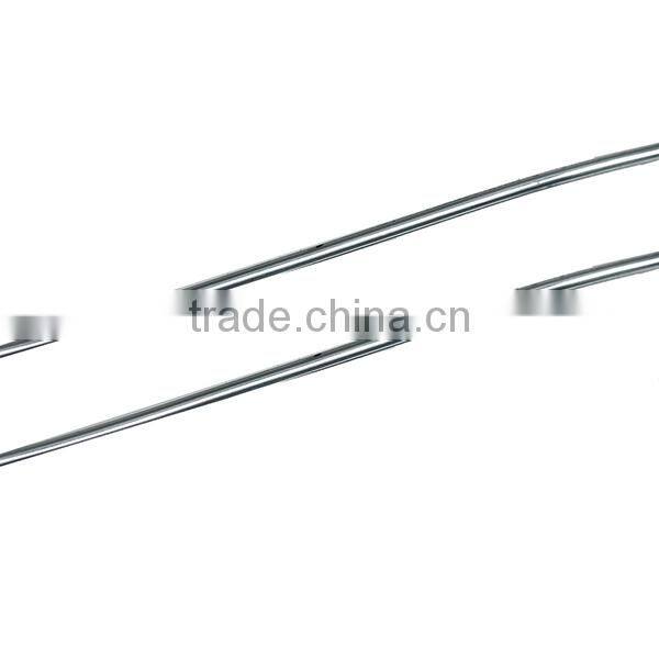 Copper Beading Wire Thread Cord Round Silver Tone 0.8mm Dia. , 2 Rolls