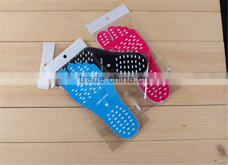 flexible anti-slip NAKEFIT Stick-on Soles Adhesive Foot Pads Feet Sticker Flexible Feet Protection anti-cutting sticky pads
