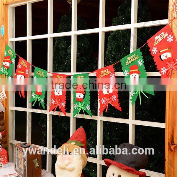 Merry Christmas Xmas Shop & Market Christmas Ceiling Decorations With Santa Clause & Snowman Design
