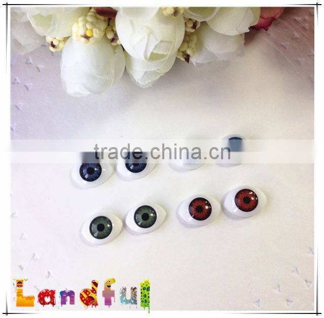 15mm BJD Doll Plastic Eyes Oval Craft Animal Toys Acrylic Eyes