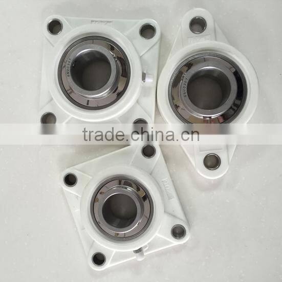 SS420 pillow block bearing SUC207 with white plastic housing F207