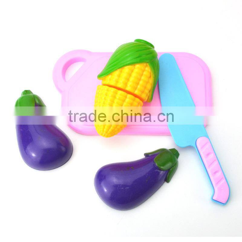 2017 children toys safe funny cut fruit vegetable toys for wholesale