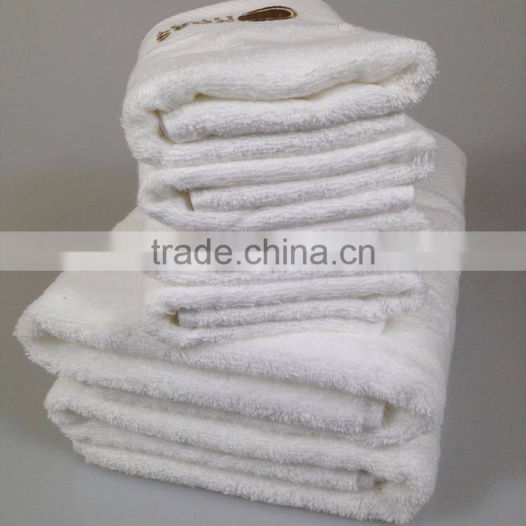 cotton large size hotel hand bath face towel set