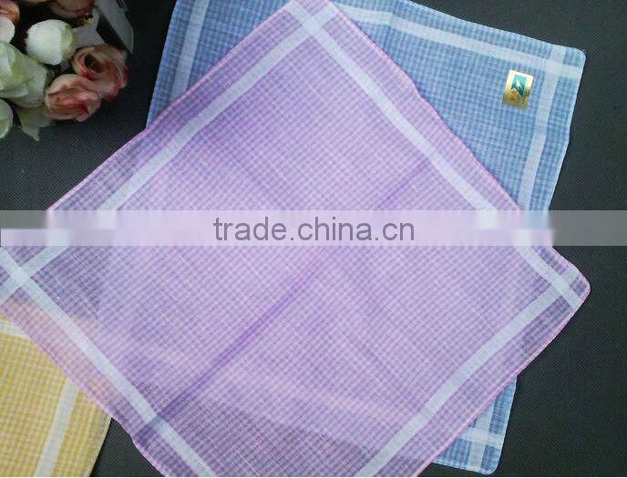 tiny grid ladies' handkerchief