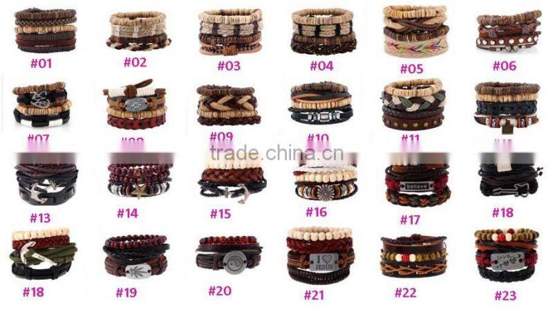 Personalized Monogrammed Oval Engravable Leather Cuffs