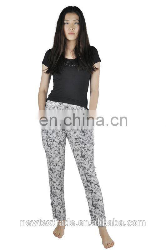 2015 spring and summer women cotton printed loung pants