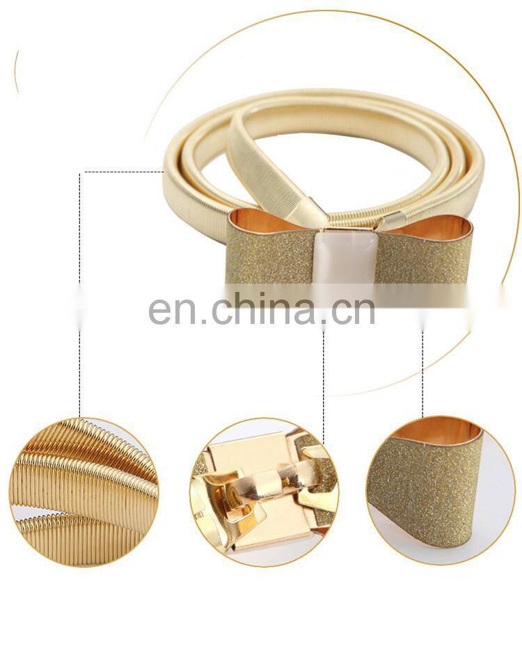 Hot Sell Bow Decorative Accessories Waist Dress Belt Thin Belt