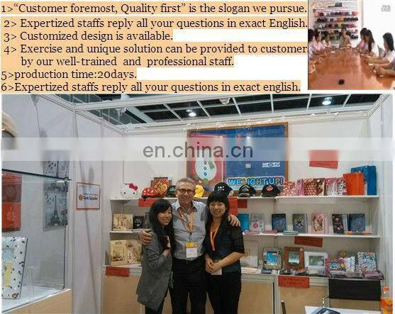 2017 Newly Design and hot selling Custom LED Lighting Up Diary/Notebook With Fiber Optic & locks