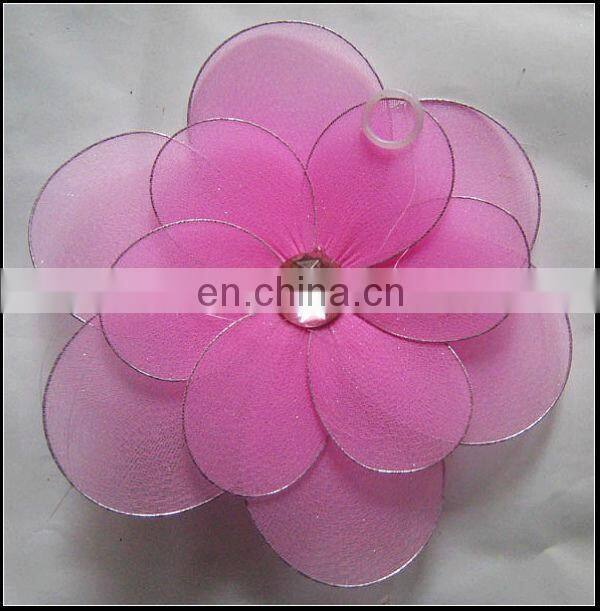 Artificial hair flower
