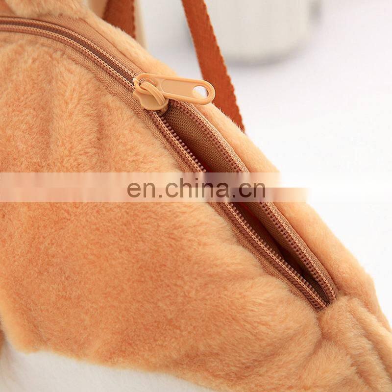 White Polar Bear Plush Backpacks Children School Bags Animal Stuffed Bag