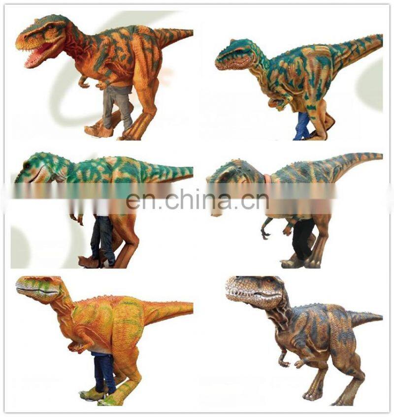 KAWAH Playground Equipment Robotic Realistic Riding a Dinosaur Costume