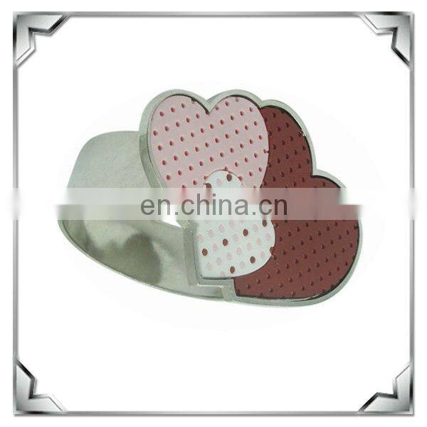 Metal+PVC Napkin Ring with Bird Shape