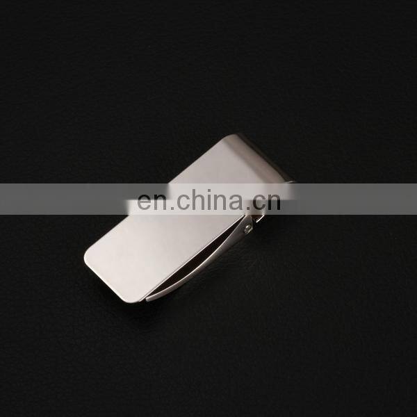 PROMOTIONAL SALE POPULAR ZINC ALLOY PAPER SILVER BLANK MONEY CLIP