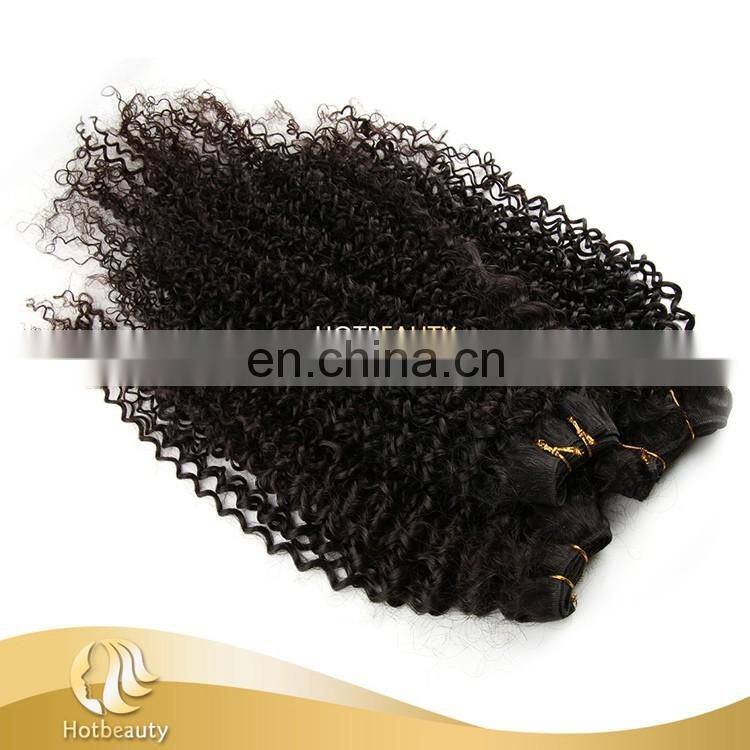 Top quality hot sale hair weft malaysian hair kinky curly