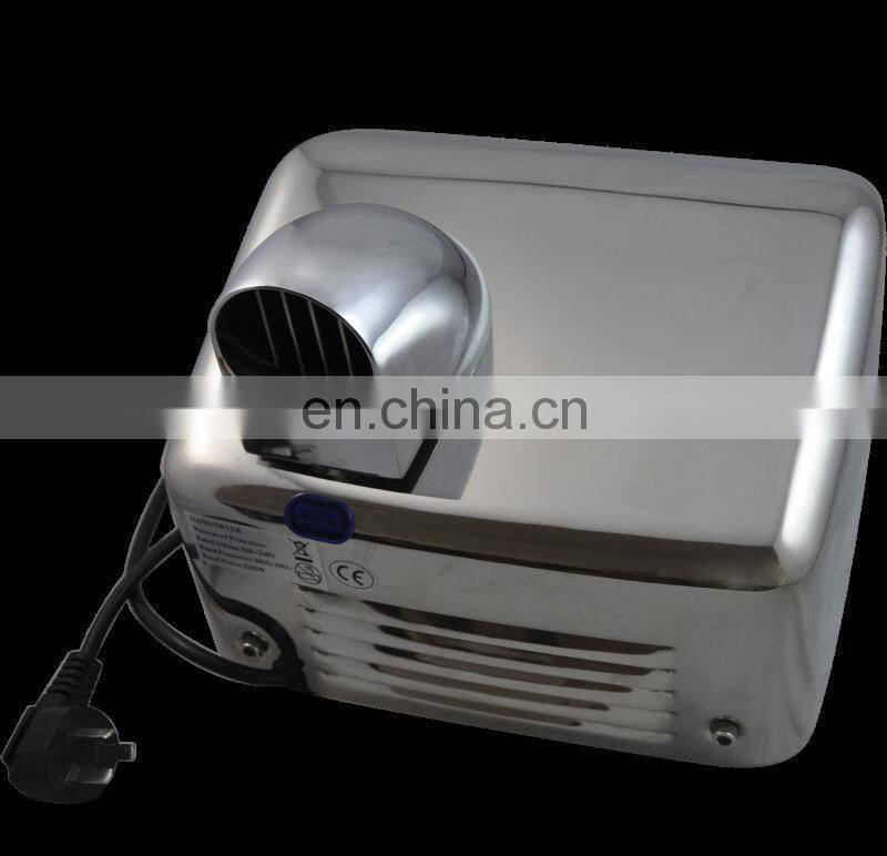 Hot sell High speed Manual Hand Dryer in Stainless Steel with Revolving Nozzle