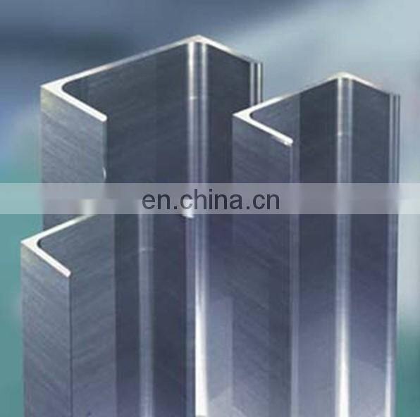 304 316 u channel bar size 100x50x5.0 mm manufacturer