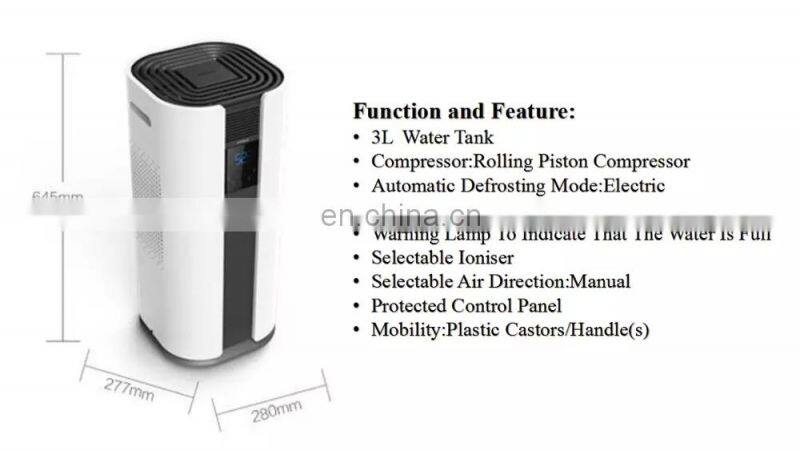 portable compact compressed air dehumidifier