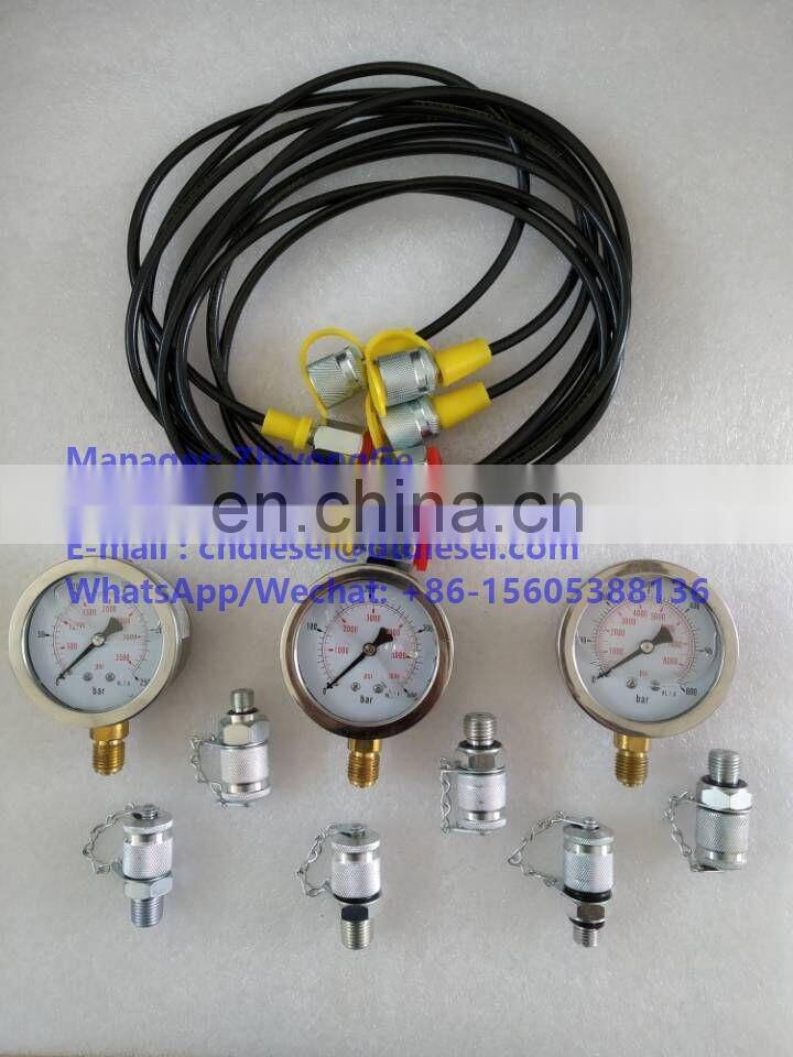 NO,057(3)Excavator Hydraulic Pressure Test Kits