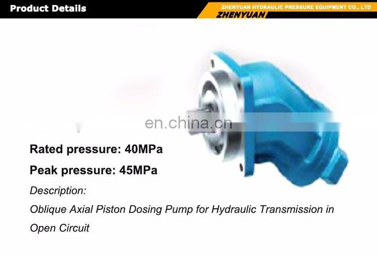 Modern design hydraulic ram quantitative pump A2FO 5-500