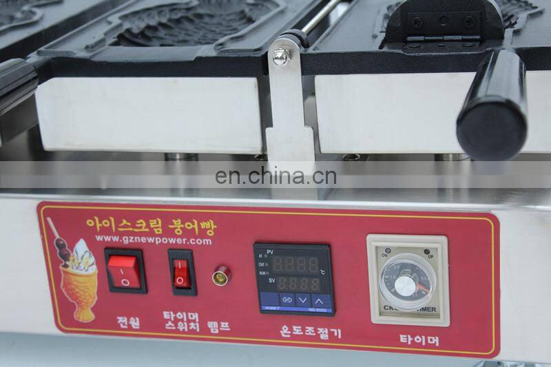 CE approval taiyaki machine/ice cream cone waffle maker/fish waffle maker with special price