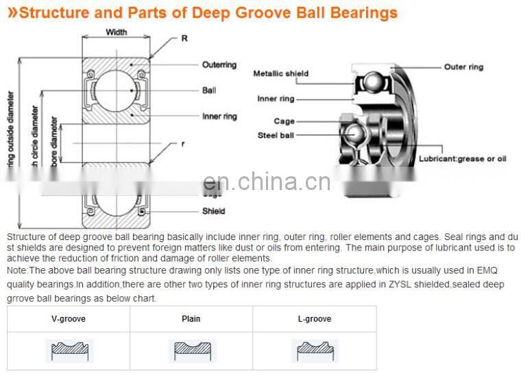 Egypt Hot-sale Open Type Deep Groove Ball Bearing 6010 2RS Bearing