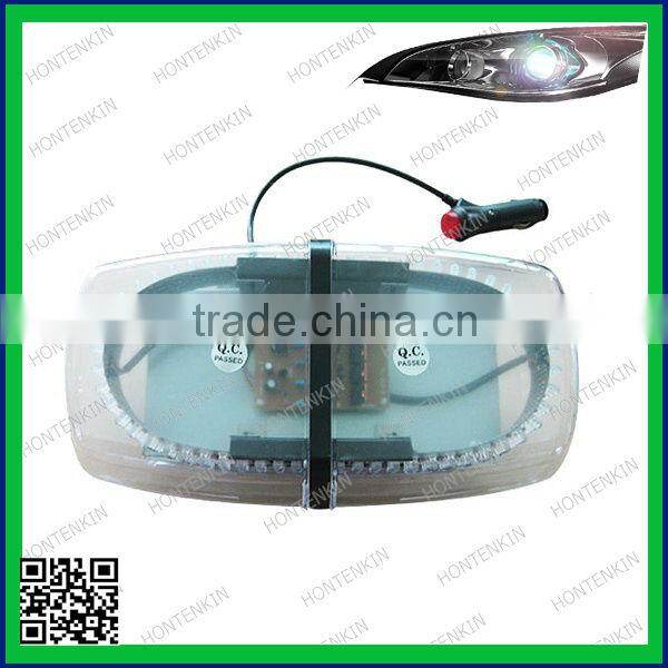 12V 12 x 2LED DIY Bule White Red Flashing Tail Lights Warning Light Emergency Lamp /rectangle