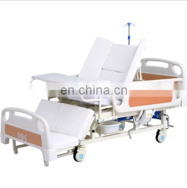Cheap abs plastic side rail Icu Clinic Multi-function Hospital equipment Medical Electric Bed prices