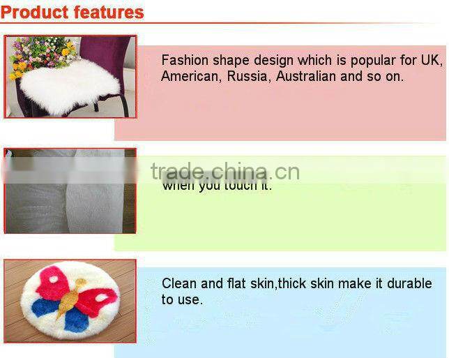 Fashionable Sheepskin Chair Seat Cushion