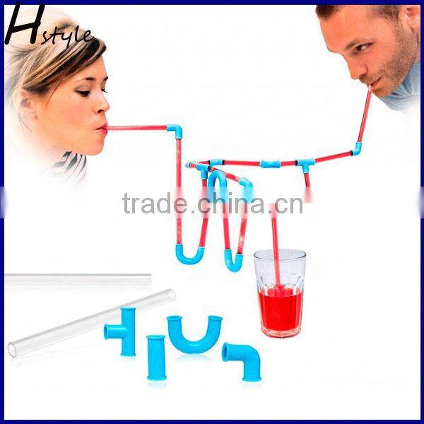 Funny For Kids Diy Straws /Connectable Drinking Straws SC011