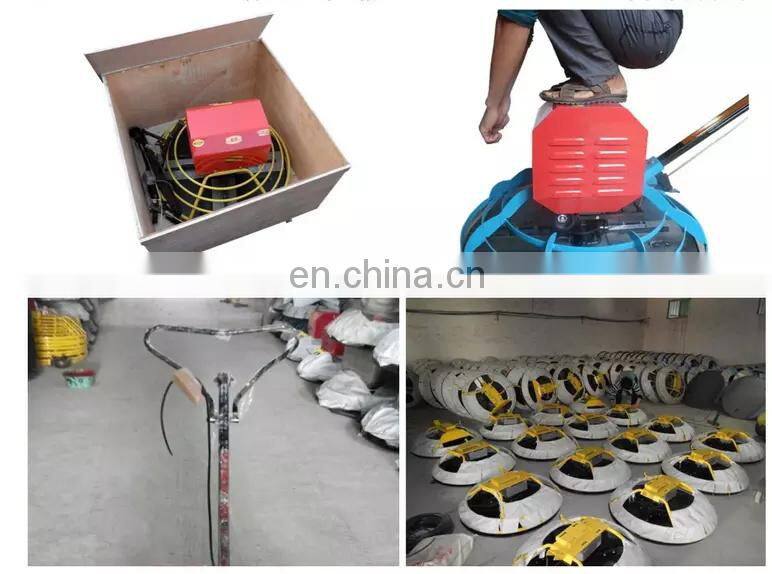 Walk behind concrete finishing tool helicopter power trowel