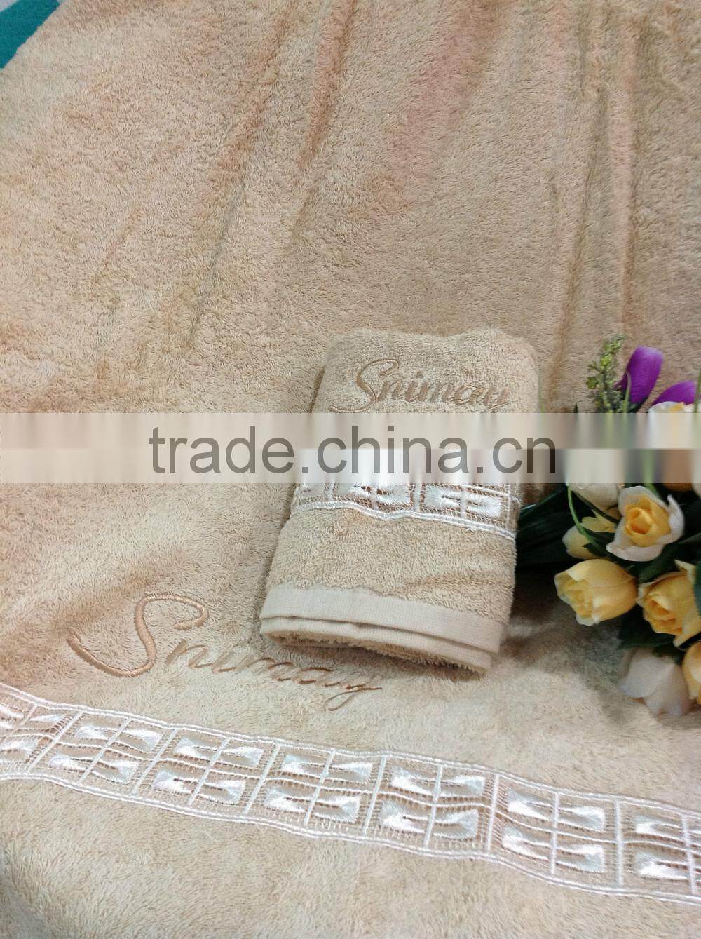 Memorable Gift Voile Lace Towels100% Chinese Cotton