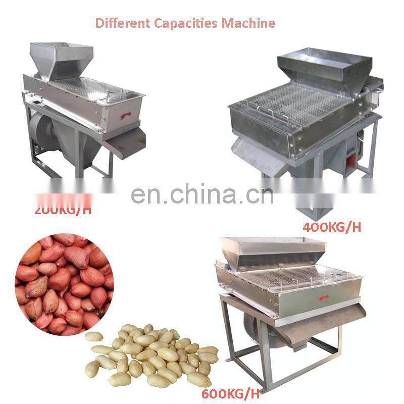 High Efficiency Automatic Electric Groundnut Roasted Peanut Red Skin Peeling Machine