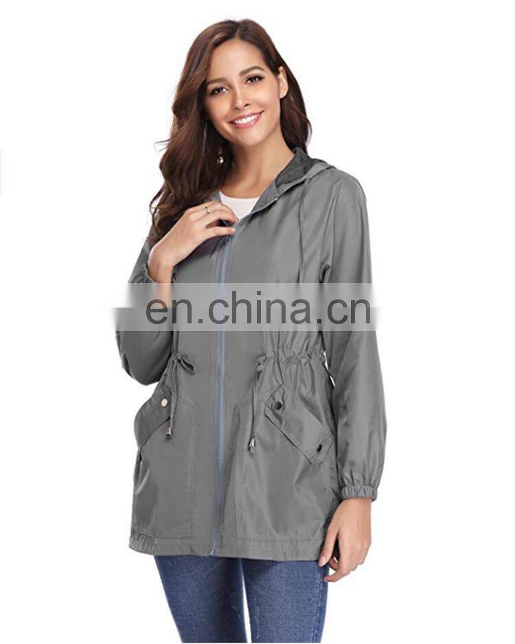 Wholesale custom brand womens jackets denim outdoor waterproof down jacket custom hoodies plus size coat